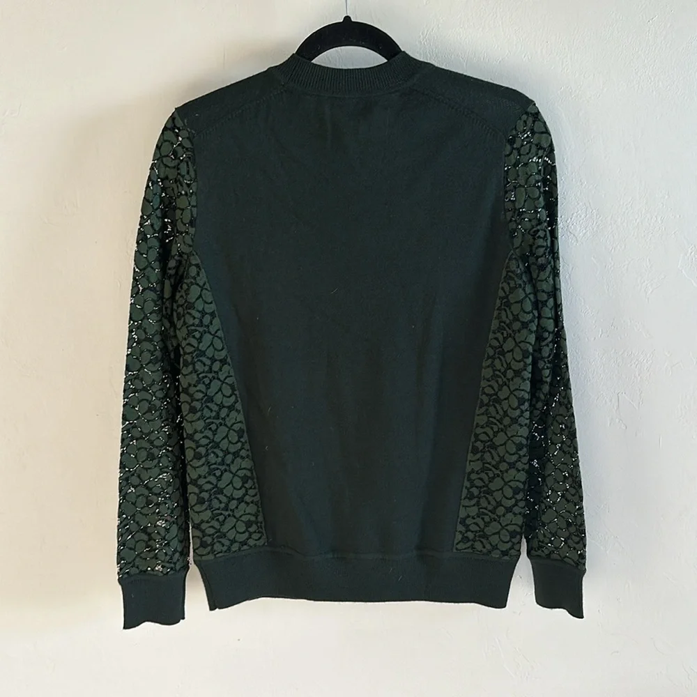 Tory Burch wool lace crew neck sweater - Picture 6 of 6